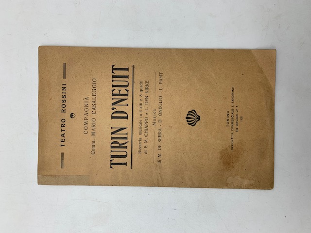 Turin d'neuit. Bizzarria musicale in 3 atti e 8 quadri